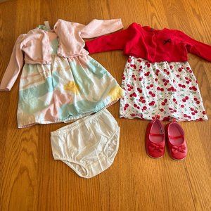 Baby Girl Dress & Cardigan Lot | 18 Months | 6 Pieces
